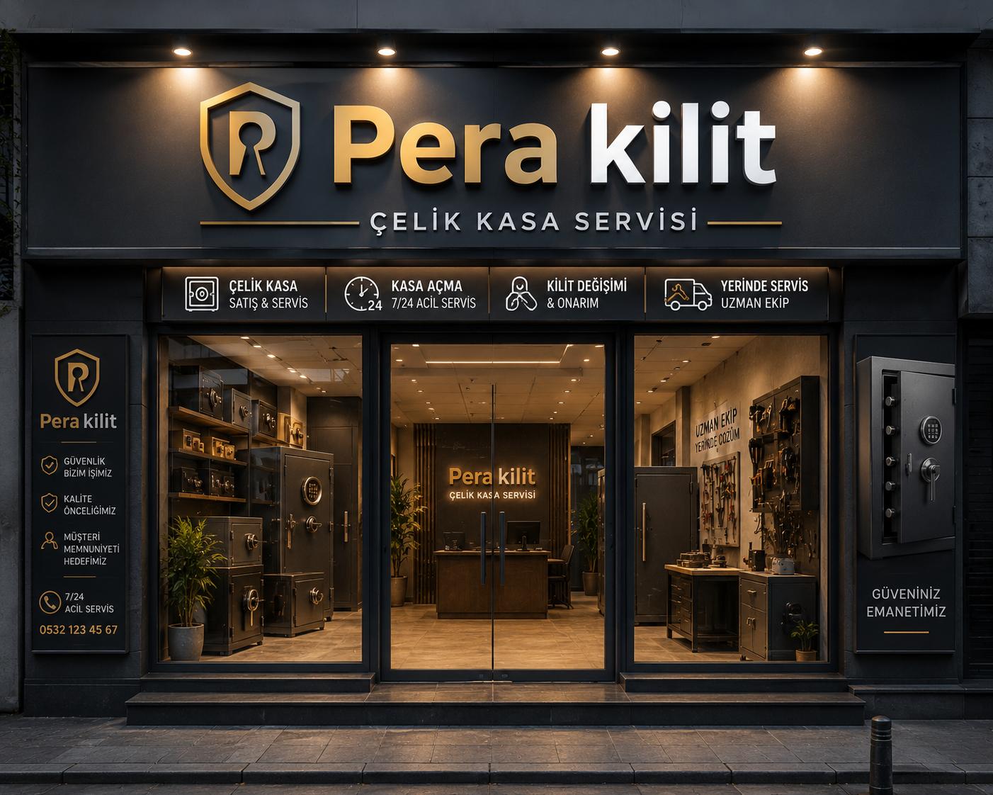 Pera Kilit İstanbul çelik kasa servisi